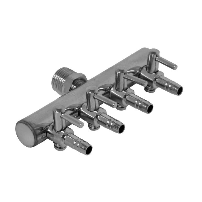 Διακλαδωτής Ανοξείδωτο Ατσάλι 4x4mm (Εισαγωγή 18mm)