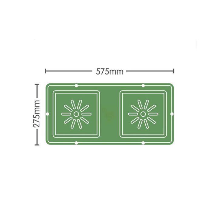 Lid For Easy2grow 2Pot Tray Green