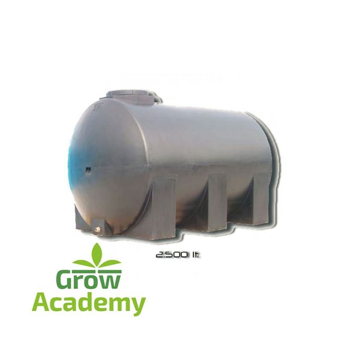 Κυλινδρικη Οριζόντια Δεξαμενη 1.37x1.25x2.08M 2500lt