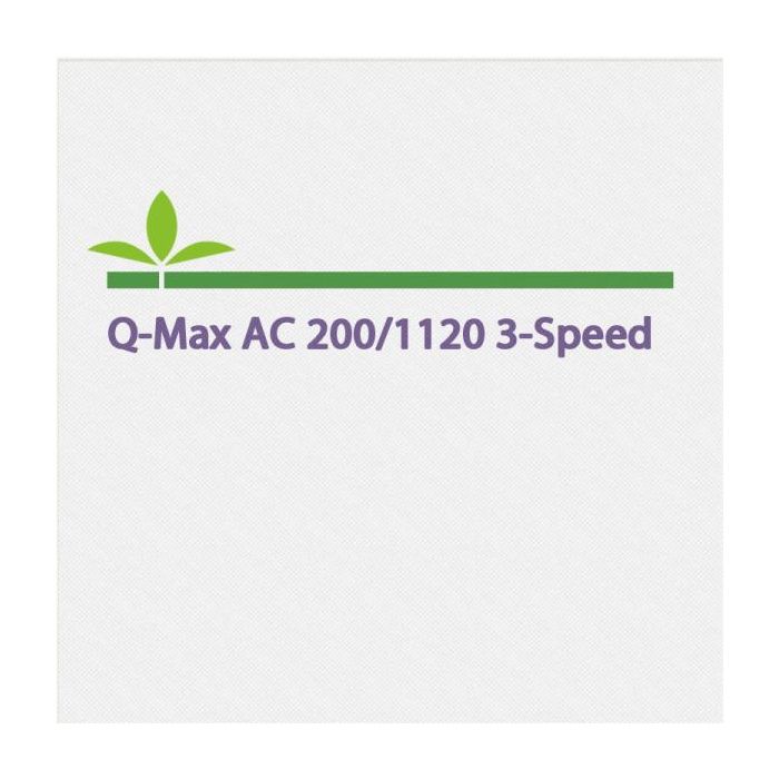 Q-Max Ac 200/1120. 3-Speed