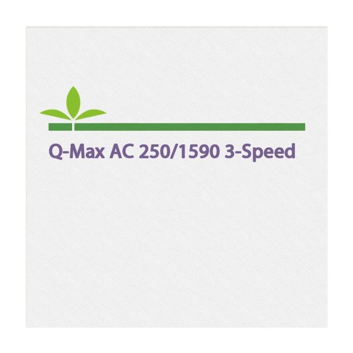 Q-Max Ac 250/1590. 3-Speed