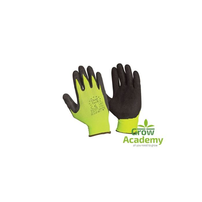 Γάντια Latex & Nylon Εμβαπτισμένα με Νιτρίλιο (Κίτρινα)