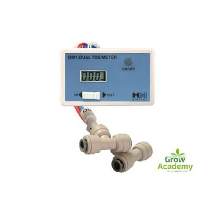 Dm1 In Line Dual Tds Meter With1/4 T-Fittings