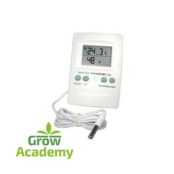 Thermohygrometer Max-Min Digital With Bore Cornwall