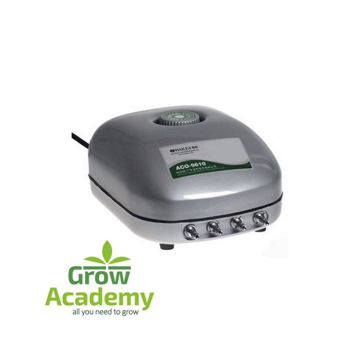 Hailea Adjustable Air Pump Aco9610 600lt/hr 4 Outle