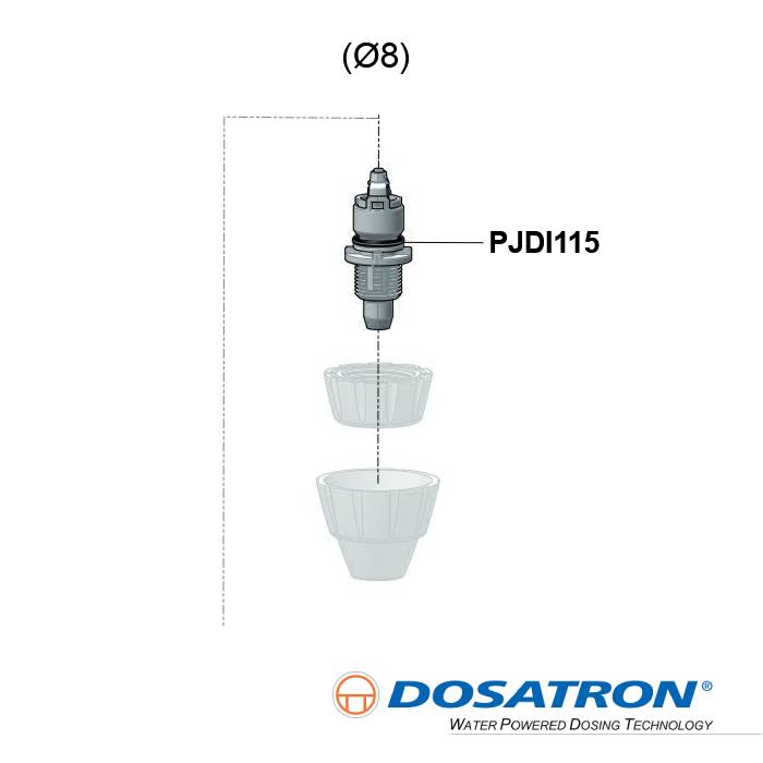 Dosatron Valve Sub Assembly VF - PJDI115VF